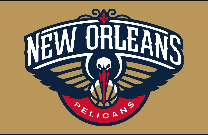 New Orleans Pelicans 2013-Pres Primary Dark Logo fabric transfer